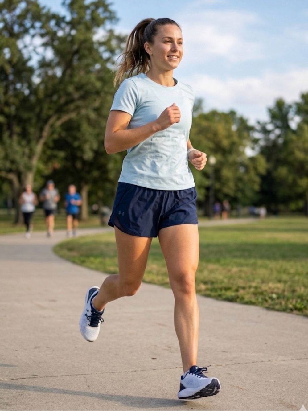 Under Armour Navy Women's Lightweight Athletic Shorts